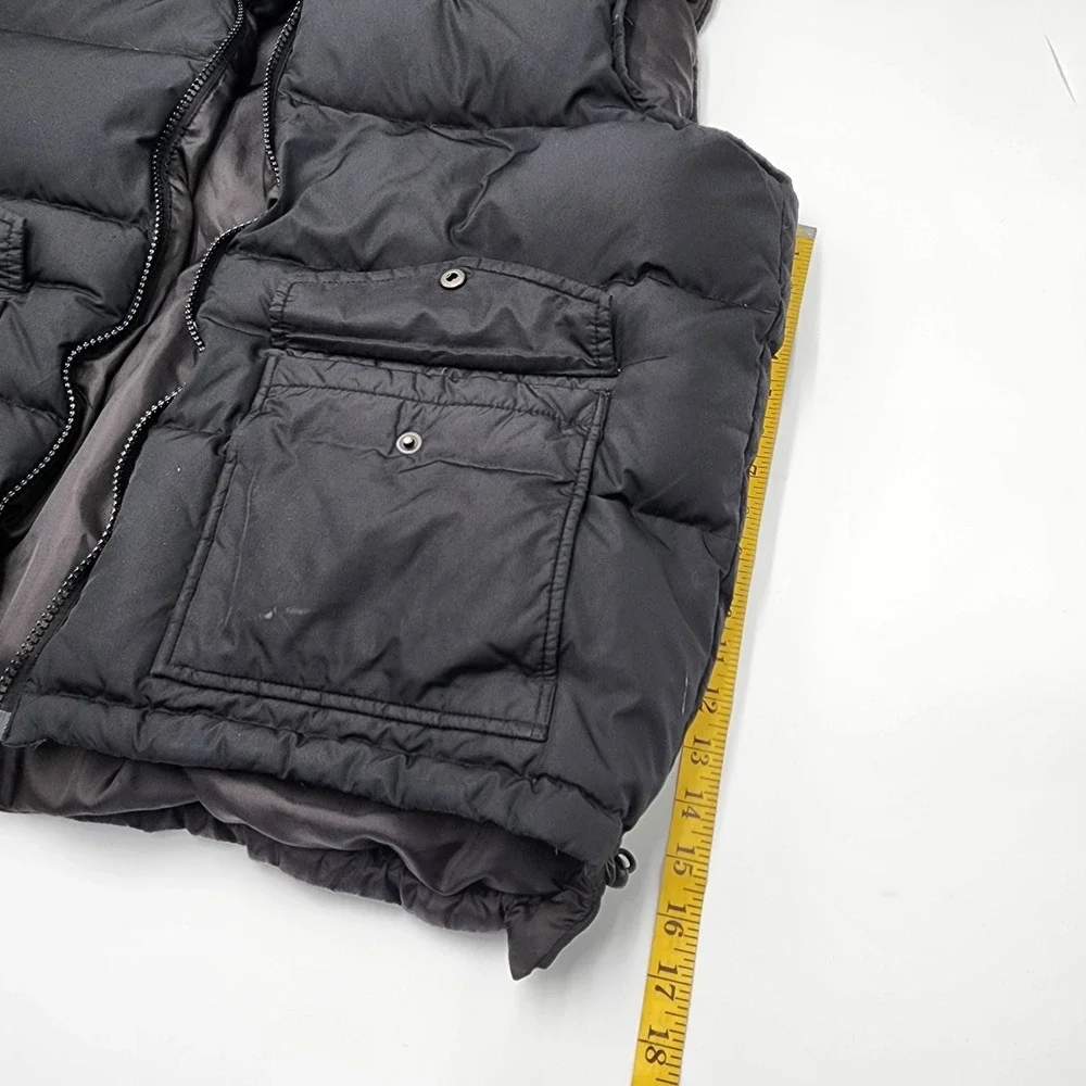 VINTAGE OLD NAVY PUFFER JACKET‎ VEST XL BLACK Y2K